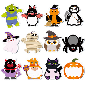 2025 animales lindos notas adhesivas personalizables Día de Todos los Santos fantasma Daemon calabaza heteromorfismo diario calcomanía regalo proveedor - Product Image 1