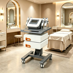 <span class=keywords><strong>Carrello</strong></span> Portaoggetti Professionale di Lusso in Ferro per Salone di Bellezza, Moderno e Mobile su <span class=keywords><strong>Ruote</strong></span> - Product Image 1