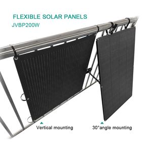 Paneles Solares Flexibles Ligeros Completamente Negros de 210w * 4 Piezas con Juego Completo para Sistema Solar de Balcón de 800w - Product Image 4