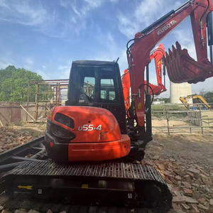 Mini-excavatrice d'occasion Kubota U55 U40 KX157-4 de 5 tonnes du Japon, machine de terrassement d'occasion à vendre - Product Image 1