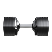 VIGFIT Ensemble d'haltères musculaires réglables en fonte électrolytique, robustes pour la gym, avec réglage fluide