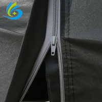 Housse de protection universelle pour voiture en PEVA/PE noire, imperméable, protection extérieure quatre saisons, protection UV, rejet UV/IR à 90 %, Huilong