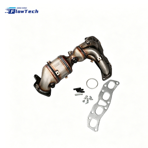 Performance Exhaust Manifold Header for Nissan Pathfinder R52 3.5L V6 VQ35DE T304 Stainless Steel Direct Fit downpipe - Product Image 2