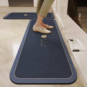 Набор водовпитывающих ковриков, резиновый напольный коврик из диатома, антискользящий, для кухни - Product Image 6