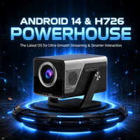 X7 AR Nouveau projecteur LED vidéo autofocus pour home cinéma 1920x1080P Android 14 WiFi 6 LCD portable de poche 650ANSI
