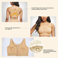 Soutien-gorge correcteur de posture post-chirurgie pour femmes grandes tailles, vente en gros, design respirant