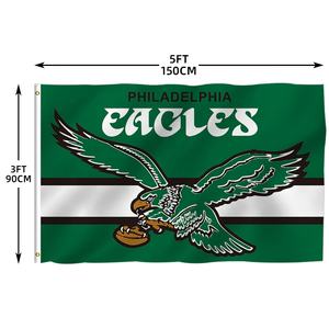 Haute qualité 3x5ft pour équipe de Football <span class=keywords><strong>NFL</strong></span> conception personnalisée bannières Philadelphia Eagles drapeaux 100% Polyester Stock pour toutes les équipes - Product Image 6