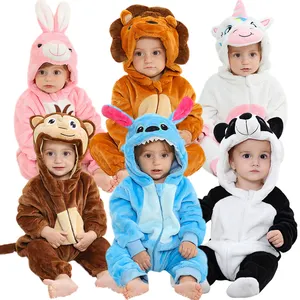 Michley Hot Selling Capuchon Cosplay Konijn Kleding Comfortabele En Warme Baby Jumpsuit Baby Boys Romper