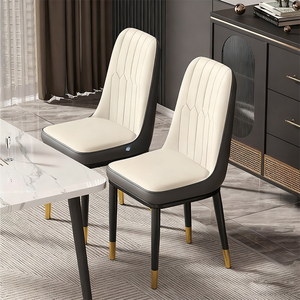 Sedia <span class=keywords><strong>da</strong></span> <span class=keywords><strong>Pranzo</strong></span> dal Design Minimalista, Arredamento Moderno per Hotel e Ristoranti di Lusso, <span class=keywords><strong>Sedie</strong></span> Nordiche in Metallo e Pelle per <span class=keywords><strong>Sala</strong></span> <span class=keywords><strong>da</strong></span> <span class=keywords><strong>Pranzo</strong></span> - Product Image 3