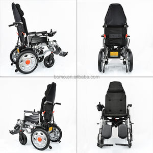 ゾーシャイン 250W×2 デュアルモーター 電動車椅子、多機能調整可能折りたたみ式電動車椅子（リクライニング式背もたれ付き） - Product Image 2