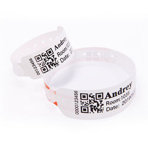 Özel Logo toptan yazdırılabilir termal su geçirmez kişiselleştirilmiş hastane tıbbi kimlik barkod bileklik yetişkin için - Product Image 4
