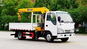 Guindaste montado caminhão telescópico Isuzu 3Ton 4Ton 5Ton Guindaste móvel hidráulico do caminhão China Núcleo da caixa de engrenagens do motor Isuzu - Product Image 6