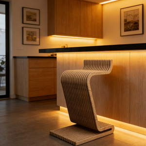 ML-BR03 Taburete de Bar de Madera Moderno Personalizado, Muebles de Bar para el Hogar, Cocina, Comedor, Barra - Product Image 5