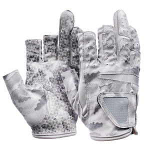 NOEBY 3 Gants de pêche à demi-doigts Gants anti-UV Gant anti-dérapant Gant de <span class=keywords><strong>randonnée</strong></span> Vélo Kayak Tackle - Product Image 1