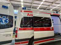 Nouvelle ambulance médicale JMC, fourgon diesel, secours d'urgence, transport de patients, personnalisable, transmission automatique, norme d'émission EURO 5
