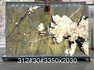 Natuurlijke Elegante Drijvende Patroon Decor Stenen Peer Bloesem Sneeuw Marmer High-End Universele Steen Voor Binnen En Buiten Op Maat - Product Image 4