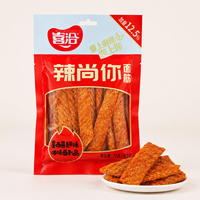 Latiao Lashangni 3 formes Xiqi, snack gluten blé sucré épicé sésame sachet transparent importateurs supermarchés