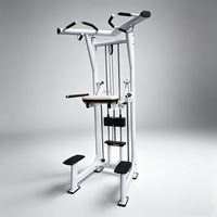 Máquina de entrenamiento de fuerza con asistencia eléctrica y barras paralelas para gimnasio, para entrenamiento de fuerza en miembros superiores