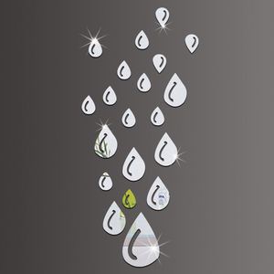 Pegatinas de Pared de Acrílico con Diseño de Gotas de Lluvia, para Decoración de Dormitorios, Salas de Estar y Habitaciones Infantiles, Gran Venta - Product Image 3