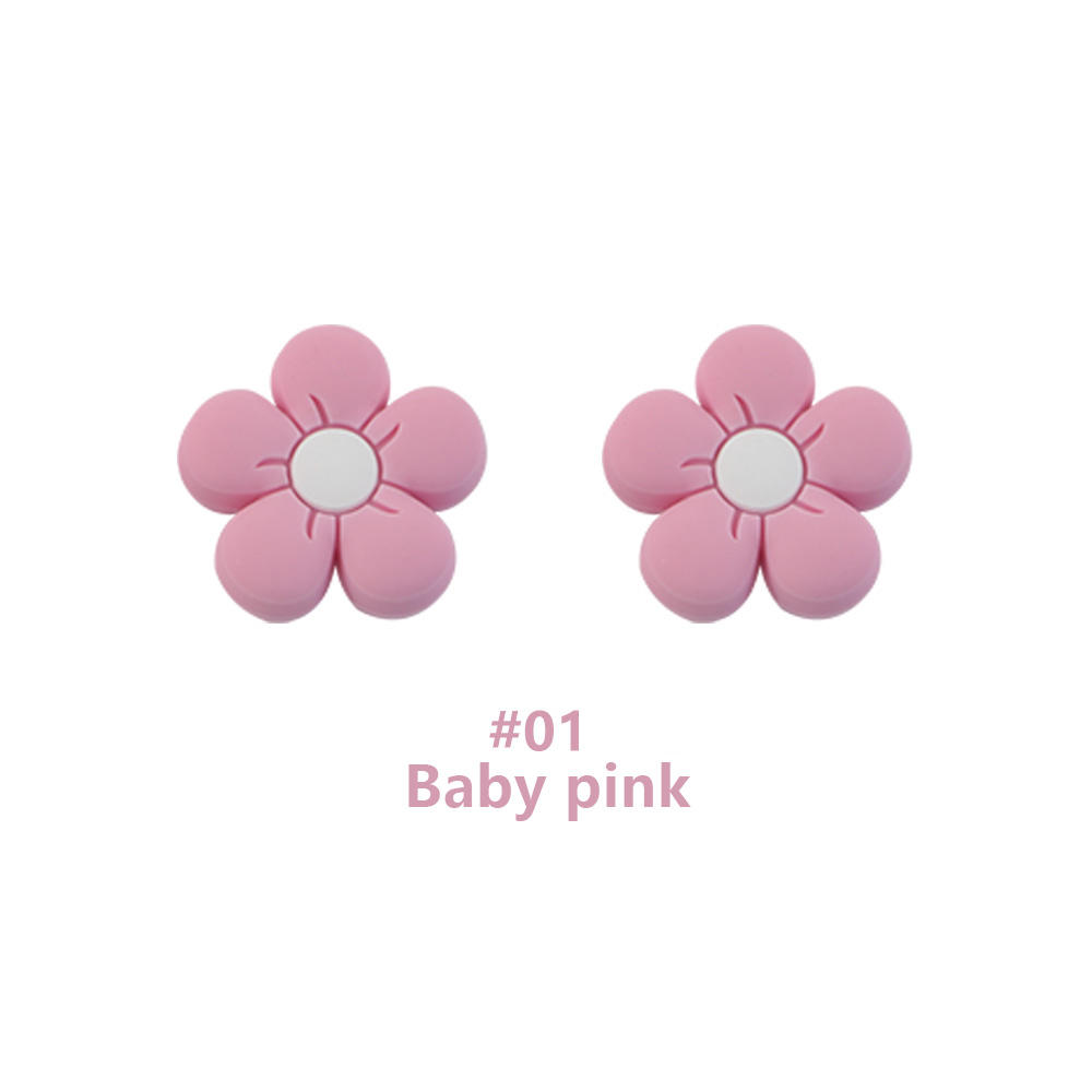 Flower Focal bead Baby Pink SA207