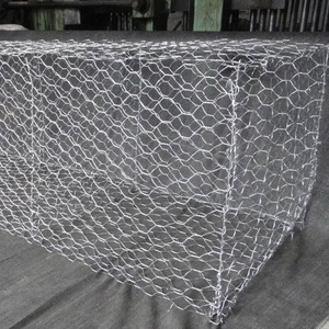 Bahçe peyzaj kaya dolu kaya dolu kafes için daldırma galvanizli <span class=keywords><strong>Gabion</strong></span> taş kafes Net demir tel örgü <span class=keywords><strong>Gabion</strong></span> kutusu - Product Image 3