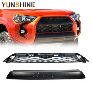 Parrilla Delantera Estilo <span class=keywords><strong>TRD</strong></span> <span class=keywords><strong>PRO</strong></span> Modificada, Material ABS, Piezas de Carrocería, Parrilla ABS Negra con Letras para <span class=keywords><strong>4Runner</strong></span> <span class=keywords><strong>2020</strong></span>+ - Product Image 1