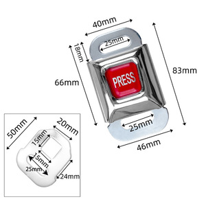 JXBSD Strapping Buckle K225 K115 Manual <b>Iron</b> Chrome Plating 16-19mm For Industry Packing - Product Image 3
