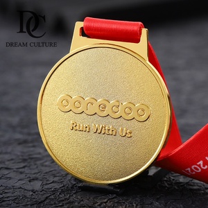 Medalla de Metal Dorada con Cordón para Medallas de Corredores de Media Maratón y Maratón - Product Image 4