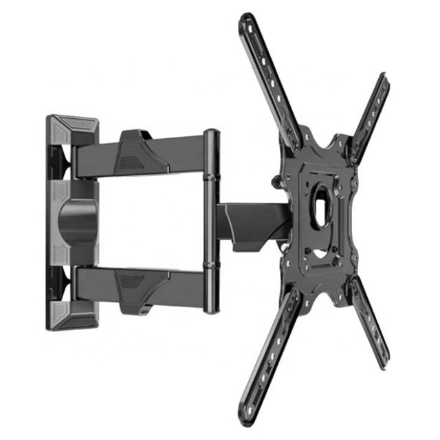 TV Wall Mount Bracket Retractable Steel Support Rack Swivel Feature Product TV Mounts Wall Mounted