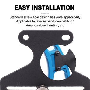 SPG – arc de visée Recurve, tir à l'arc à une broche, portée à emporter, Longbow <span class=keywords><strong>Alibow</strong></span>, accessoires de remplacement professionnels en métal réglables - Product Image 4
