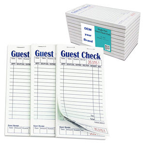 Carnet de reçus en papier NCR sans carbone sur mesure, impression de factures, papier autocollant, carton, logo personnalisé, faible MOQ - Product Image 3