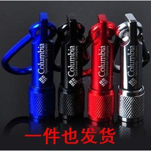 Mini lampe torche LED Columbia avec mousqueton porte-clés, piles AAA, lumière blanche, essentiels pour la randonnée quotidienne - Product Image 2