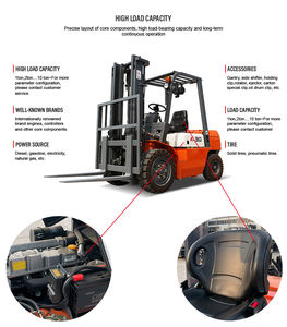 Schnellverkauf Dual-Fuel Gabelstapler 3 Tonnen 4 Tonnen Schwerlastkran Diesel-Gabelstapler - Product Image 4