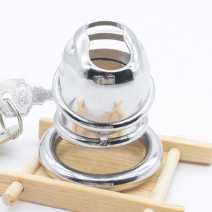 Jaula para Pene Pequeña FRRK de Acero Inoxidable, Tubo Metálico para Pene, Juguetes Sexuales para Masturbación Masculina, Funda para Pene Grande Injo para Hombres - Product Image 3