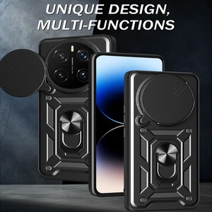 Telecamera scorrevole TPU PC antiurto Cover protettiva con anello auto porta il telefono custodia per Huawei Honor Magic 7 Pro Magic7 <span class=keywords><strong>Lite</strong></span> 5G - Product Image 6