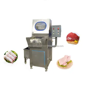 60 Naalden Rundvlees Vlees Pekel Zoutoplossing Injectiemachine Kippenborst Vlees Pekel Injector Machine Voor Varkensvlees
