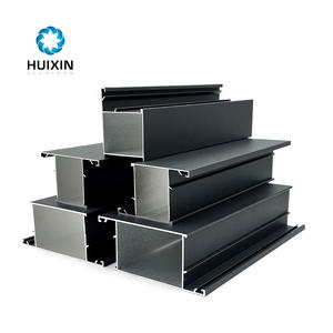 Pelapis bubuk pintu hitam aluminium dan profil jendela di buatan Tiongkok - Product Image 2