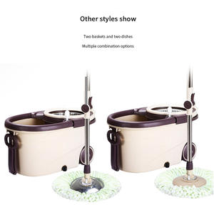 <span class=keywords><strong>Essoreur</strong></span> à tête ronde en microfibre, <span class=keywords><strong>essoreur</strong></span> à tête plate, rotation rotative, ensemble de nettoyage de sol 360, <span class=keywords><strong>seau</strong></span> de vadrouille avec pédale - Product Image 1