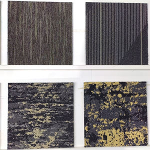 กระเบื้องปูพื้นพรมสำหรับงานหนักขนาด20X20นิ้วสีเทาอ่อน20ชิ้นกระเบื้อง50X50Cm พรมเชิงพาณิชย์ - Product Image 5