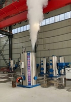 Chaudière industrielle à tubes de fumée basse pression automatique au gaz naturel ou au fioul, générateur de vapeur vertical 500kg 700kg 1000kg