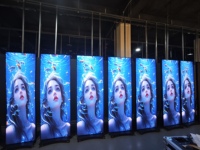 Pantalla LED para Póster, Móvil, Publicitaria, de Alta Definición, para Tiendas, Centros Comerciales, Exposiciones, Marketing y Promoción, Plug and Play