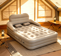Canapé gonflable durable et grand format, économique, pour couples, lit de repos gonflable, chaise longue de camping et de plage pour l'extérieur