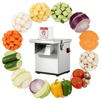 Máquina Comercial para Cortar Verduras y Frutas en Cubos con Motor de 220V, Capacidad de 600kg/h, Bajo Ruido, Modelo YYHB para Restaurantes QSR