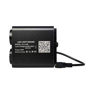 Lumière de <span class=keywords><strong>plafond</strong></span> pour voiture / décoration de <span class=keywords><strong>plafond</strong></span>, 36W, 4 ports, RGBW, 2 en 1, effet scintillant et étoile filante, fibre optique - Product Image 5