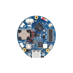 ESP32-S3 לוח פיתוח תצוגה עגול 1.46 אינץ ', 412x412, מד תאוצה חיישן גירוסקופ, רמקול על לוח - Product Image 2