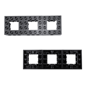 BIOZEA Open Center 4x4 1:1 ABS Jouet de construction éducatif DIY Blocs de construction 50 pièces pour bâtiments modernes - Modèle 32324 - Product Image 2