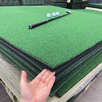 Tapis d'entraînement de golf 3D de 1,5 m x 3 m (5 pi x 10 pi) avec Flex, terrain de golf, swing, driving range, tapis de frappe de golf