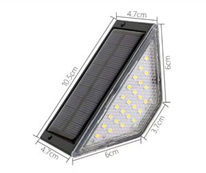 Lampe <span class=keywords><strong>solaire</strong></span> Hagood 24 LED, étanche, pour extérieur, jardin, escalier, <span class=keywords><strong>petite</strong></span> cour, éclairage décoratif <span class=keywords><strong>solaire</strong></span> pour aménagement paysager - Product Image 4