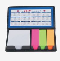 Bloc de Notas Adhesivas con Logotipo Personalizado, Aspecto de Cuero, con Calendario 2026, Regalo Promocional Ejecutivo, Venta al Por Mayor para Empresas
