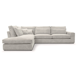 Sofá Cama de 3 Plazas de Buena Calidad, Estilo Poem, Función Reclinable, Reposabrazos Acolchados, para Espacios Pequeños, Apartamento, 2360, Forma de L, 2360, 2360 - Product Image 5